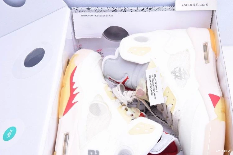 Air​ AJ5 ow CT8480-0020 3M white  5 Jordan x​off 0220